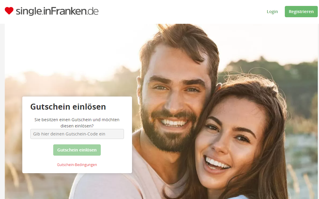 Gutschein einlösen auf single.inFranken.de